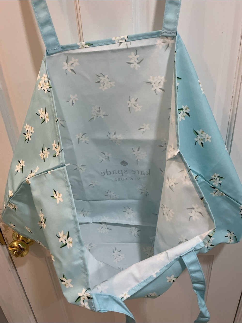 kate spade Light Aqua Floral Tote - Picture 4 of 5